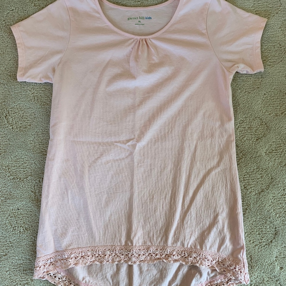 Pale Pink Garnet Hill Tee